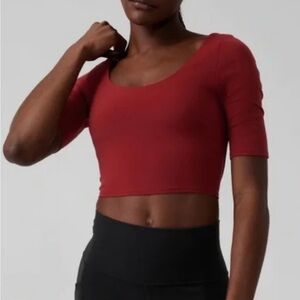 Athleta Exhilarate Crop Top